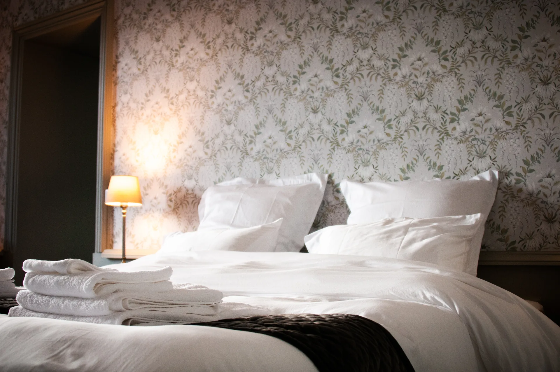 Chambre PMR au rez-de-chaussée du Manoir