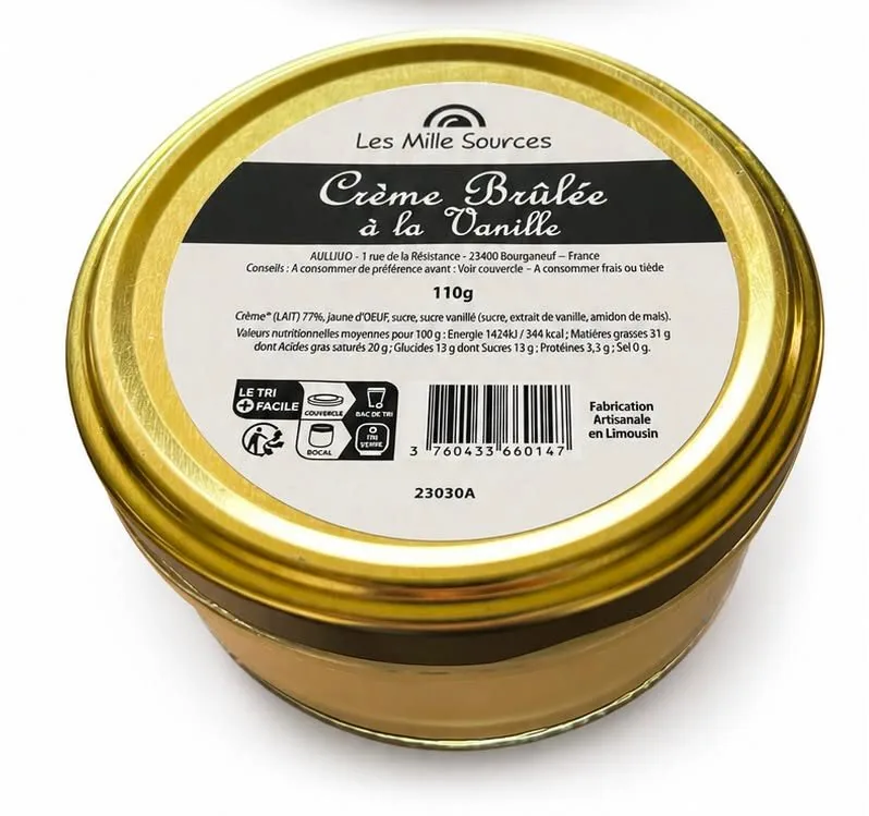 Crème Brûlée à la vanille