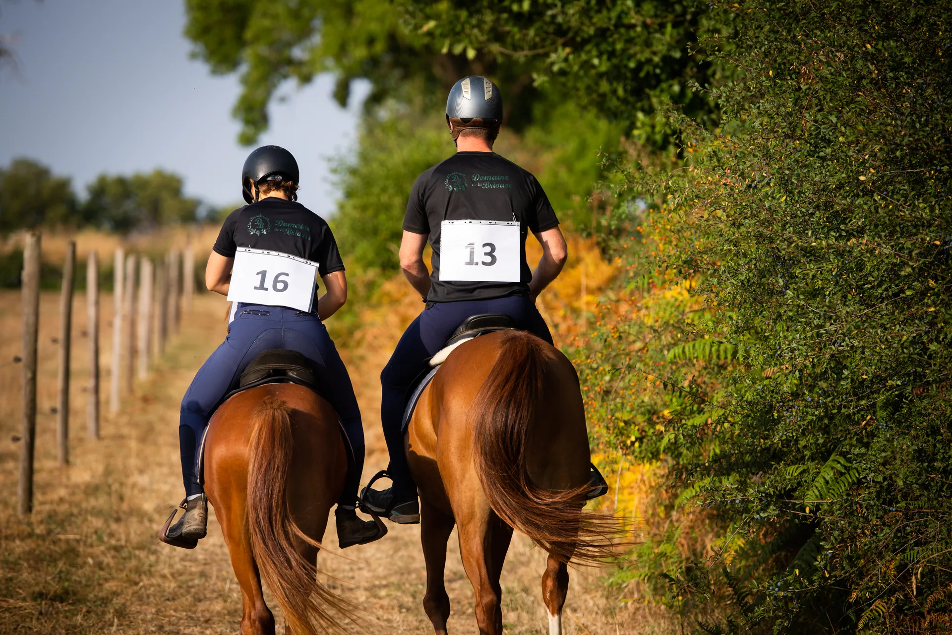 Entraînement d'endurance sur les chemins