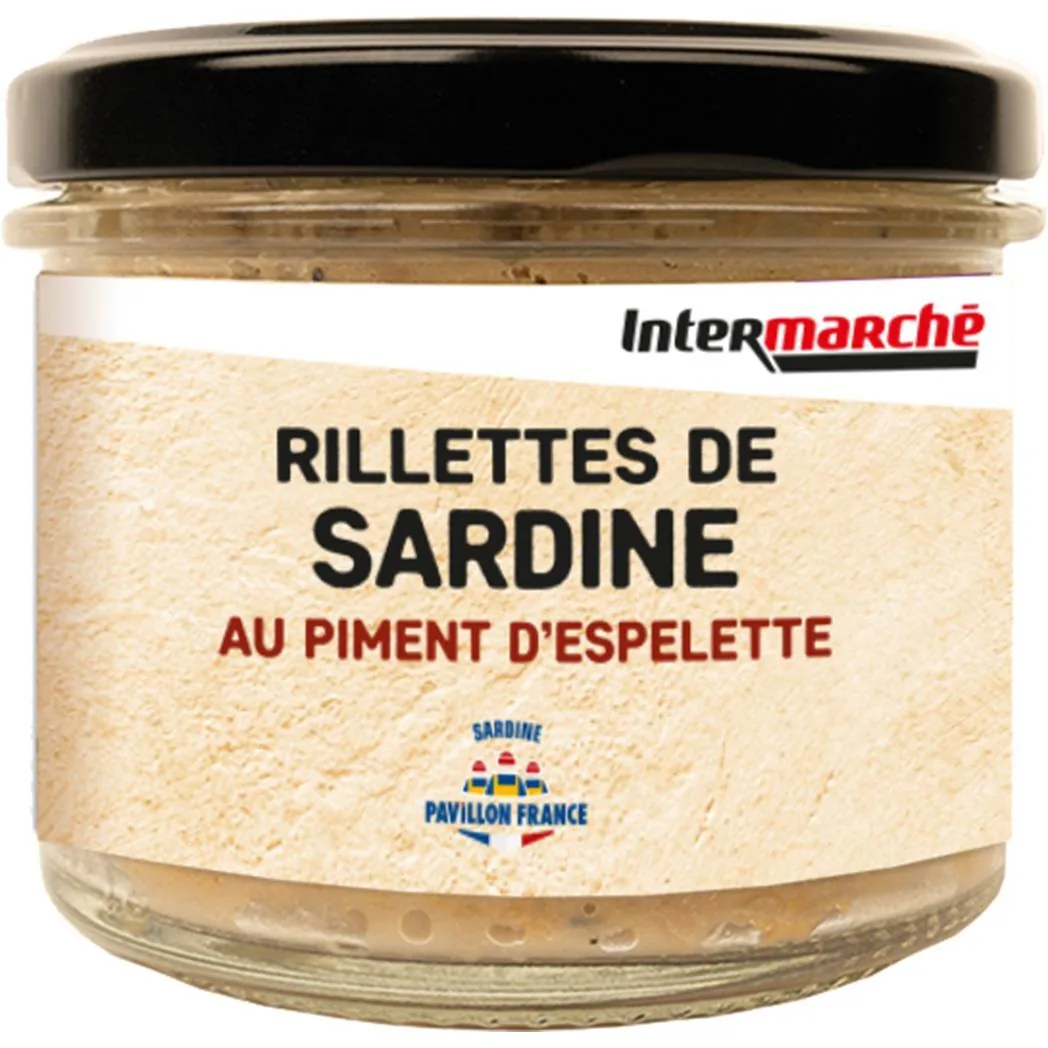 Rillettes de sardine au piment d'Espelette