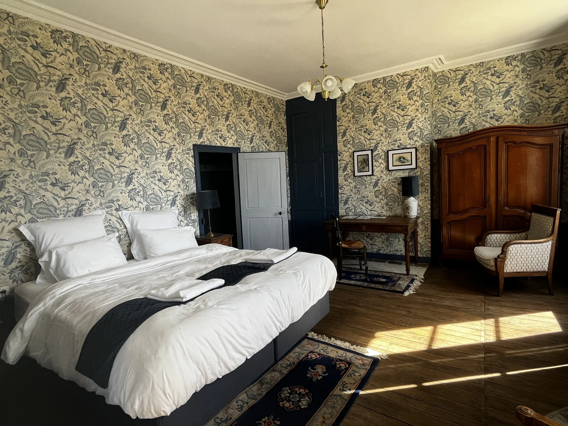 Chambre Colibri au Manoir du Domaine de la Briouse à Sanxay